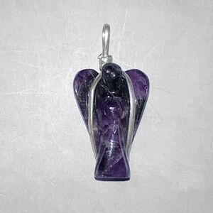 Amethyst Angel Pendant
